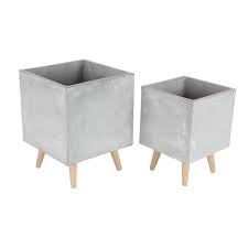 Check out our square cube planter selection for the very best in unique or custom, handmade pieces from our there are 169 square cube planter for sale on etsy, and they cost $33.35 on average. Set Of 2 Rustic Fiber Clay Square Cube Planters Olivia May Target