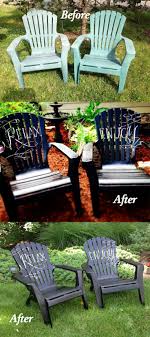 Patio Chair Makeover Patio Furniture Makeover Plastic Patio Furniture Patio Chairs Makeover