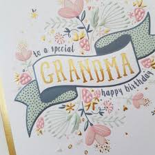 Get your grandma a pot of her favourite flowers. Special Grandma Happy Birthday Strawberries And Flowers Soft Etsy In 2021 Grandma Birthday Card Cool Birthday Cards Beautiful Birthday Cards