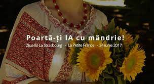 Sărbătoarea iei promovează cămașa din pânză cu broderii impresionante. Ziua UniversalÄƒ A Iei La Strasbourg FranÈ›a