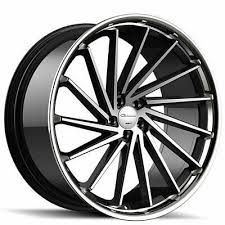 Black And Chrome Truck Wheels Pin On Other Wheels Tires And Parts Car And Truck Parts