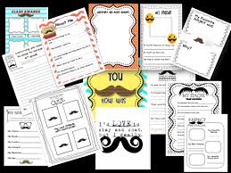 So why not grab the kids and the craft supplies and spend an afternoon, or two, getting creative with some fun (and easy!) 4th of july crafts for kids?! 3 4th And 5th Grade End Of The Year Mustache Activity Packs The Best Of Teacher Entrepreneurs Marketing Cooperative