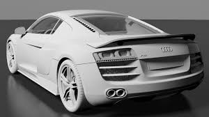 Artstation Audi R8 3d Model Adrian Dimas Audi R8 Audi 3d Model