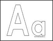 Free alphabet stencils to print and cut out a large selection of letter stencils for walls and signs. Pin On Alphabet Activities