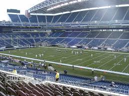 centurylink field view from middle level club 205 vivid seats