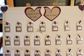 Plan de table de mariage. Plan De Table Atelier Graines D Idees