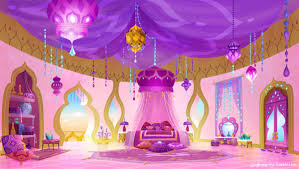 Shimmer S Bedroom From Shimmer And Shinelayout By Rebecca Ramos Paint By Me Shimmer And Shine Premieres Tonight Shimmer N Shine Shimmer Aladdin Birthday Party