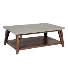These items are made of quality and structure and due to the nature of shipping, the shipping charged is for the packaging. 48 Brookside Coffee Table Concrete Coated Top And Wood Light Gray Brown Alaterre Furniture Target