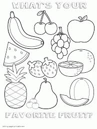 Healthy Food Coloring Pages For Preschool Fruit Coloring Pages Food Coloring Pages Preschool Coloring Pages