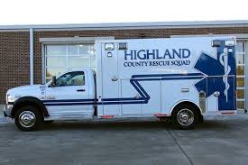 Highland County Va Medic 602 Emergency Vehicles Ambulance Columbus Fire Department