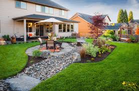 If your not sure where to 21 ideas to help you decide where rocks, stones and pebbles fit into an outdoor space. 22 Beautiful River Rock Landscaping Ideas Home And Gardens