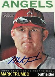 Mark Trumbo 2013 Topps Heritage #ROA-MT Real One Autographs Price Guide