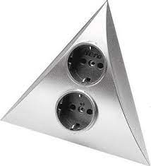 hera luxor st s wandcontactdoos schakelmateriaal kunststof chroom 2 eenheden uitvoering randaarde opbouw afdekking complete behui stopcontact rvs luxor