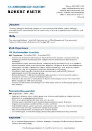 However, few things that organizations often missed out on in the job description of finance & administration manager. Administrative Associate Resume Samples Qwikresume