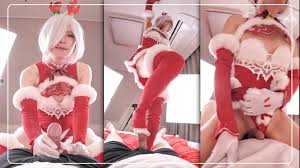 Ladyboy Sex Friend Cosplayer get Fucked Christmas 2b Hentai Japanese  Shemale Cosplay 7