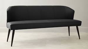 Black Bench With Backrest Mellow 4 Seater Bench With Backrest With Images Leather Dining Bench Dining Room Bench Seating Black Dining Bench