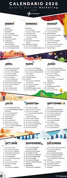Actividades del día del libro 2021 en madrid. Calendario De Marketing 2020 Planifica Tus Acciones Con Antelacion