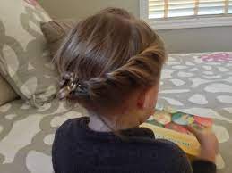 Allie Sat Still To Let Me Twist Her Hair Up Today Doesn T She Look Like An Adorable Little Amish Girl Up Hairstyles Her Hair Hair