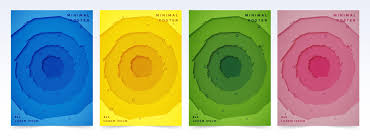 Cubiertas De Circulo Concentrico De Papel De Corte Aspero Descargar Vectores Gratis Illustrator Graficos Plantillas Diseno