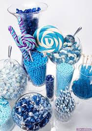 Blue Candy Buffet Baby Shower Desserts Boy Blue Candy Table Blue Candy Buffet