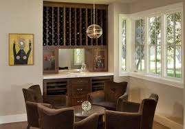 It's not just the white and chrome color combination. Small Home Bar Ideas Maximizing Wall Niche Space