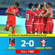Chan yiu lun 7 ', 45 ' lam ka wai 19 ' poon yiu cheuk 59 ' cheung sai ho 61 ' stadium: World Cup Qualifiers Nepal Beats Chinese Taipei 2 0 Khabarhub Khabarhub