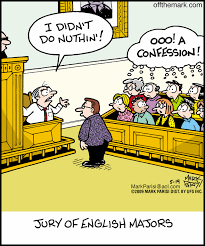 A Little Grammar Humor About The Double Negative Grammar Humor Humor Grammar Nerd