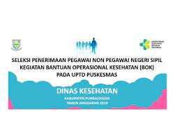 41 lowongan kerja pajak purbalingga bulan januari 2021.sebanyak 41 lowongan kerja purbalingga dan yang berhubungan dengan loker pajak purbalingga, rekrutmen pajak purbalingga, peluang kerja pajak purbalingga, peluang berkarir pajak purbalingga, pekerjaan pajak purbalingga di loker.my.id. Lowongan Kerja Dinas Kesehatan Kabupaten Purbalingga Juni 2019