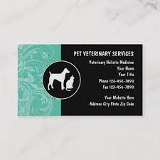 Veterinarian Business Cards Zazzle Com In 2021 Business Cards Veterinarian Business Card Size