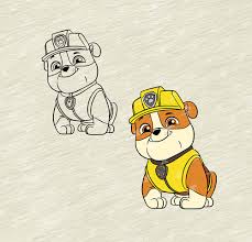 Download Rubble Head Paw Patrol Svg File Rubble Svg Paw Patrol Silhouette Layered File Paw Patrol Rubble Cutfile Rubble Paw Patrol Clipart Clip Art Art Collectibles Safarni Org