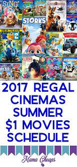 2021 Regal Cinemas 1 Summer Movies Schedule Mama Cheaps Summer Movie Movie Schedule Summer Activities