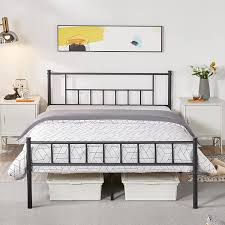 Maybe you would like to learn more about one of these? Buy Yaheetech 13 Inch Full Size Metal Bed Frame With Headboard And Footboard Platform Bed Frame With Storage No Box Spring Needed Mattress Foundation For Girl Boy Black Online In Indonesia B093kg7xmt