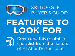 12 Tips For Buying Ski Goggles All About Vision