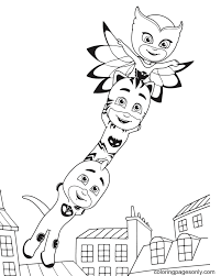 Pj mask coloring pages pdf. Pj Masks Coloring Pages Coloring Pages For Kids And Adults