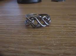 Maybe you would like to learn more about one of these? Inexpensive Homemade 4 Band Puzzle Ring Instructables