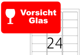 Rotes etikett 'vorsicht glas' für herma etikett 63,5 x 33,9 mm. Herma Etikett 4645 Vorsicht Glas Pdf Vorlage Zum Ausdrucken