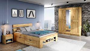Am besten schlafzimmer betten kika luxus stauraum… halbhohes bett 140×200 selber bauen… betten 140×200 günstig das beste von bett… Schlafzimmer Set 3 Tlg Sarah Toni Wildeiche Teilmassiv 140x200