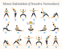 Moon Salutation Chandra Namaskar Try This Cooling Yoga Sequence Soon Hatha Yoga Poses Yoga Sequences Hatha Yoga Sequence