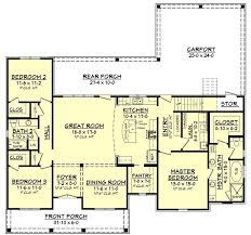 Acadian House Plan With Front Porch
