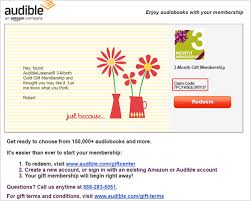 If you gift credits to someone with an active audible membership, they will receive the number of credits you purchased (1, 3, 6, or 12) at the moment they redeem their gift. Gift Cards Audible 3 Month Gift Card Birthday