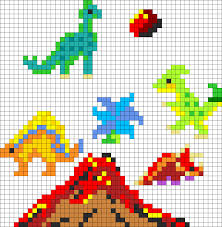 Check spelling or type a new query. Dinosaur Set 2 Perler Bead Pattern Bead Sprites Animals Fuse Bead Patterns