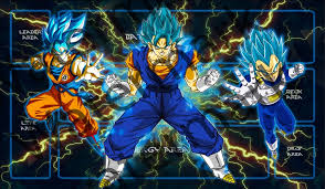 Relive the story of goku and other z fighters in dragon ball z: Masters Of Trade Vegito Blue Goku And Vegeta Blue Dragonball Super Dragon Ball Z Dbs Tcg Ccg Playmat Gamemat 24 Wide 14 Tall For Trading Card Game Smooth Cloth Surface Rubber Base