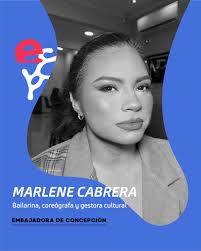 Este año, les presentamos a la primera generación de EMBAJADORES  EMERGENTES🚀 ✨Desde CONCEPCIÓN, nos acompaña MARLENE CABRERA✨ “Mi nombres  es Marlene Cabrera Peña, oriunda de la Ciudad de Concepción, graduada en  Ingeniería