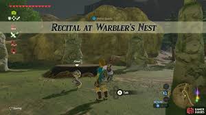 Welcome to the basement, let's get the recital at warbler's nest shrine quest out of the way in breath of the wild! From The Ground Up Sidequests Quests The Legend Of Zelda Breath Of The Wild Gamer Guides