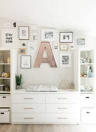 Create A Wall Collage Baby Nursery Neutral Baby Room Decor Trendy Baby Nursery