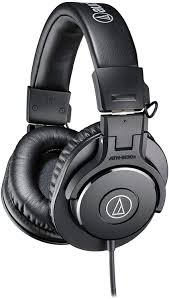 Audio Technica Ath M30x Professional Studio Monitor Headphones Black Audio Technica Headphones Audio Technica Professional Headphones