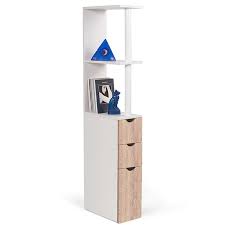 Economisez avec notre option de livraison gratuite. Meuble Wc Etagere Bois 3 Portes Coloris Hetre Id Market