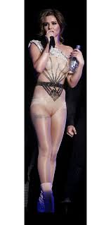 Cheryl Cole-A vision in her mesh dress on her 26th birthday