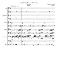Life in a year of pictures set to one of the most beautiful pieces of music ever created.check out our websitesworld united music. Symphony No 6 Pastoral 2nd Movement Sheet Music For Flute Clarinet In B Flat Cello Strings Group More Instruments Mixed Ensemble Musescore Com