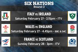 The official website of the guinness six nations rugby championship featuring england, france, ireland, italy, scotland and wales. Six Nations 2021 Fixtures Results And Table Wales Vs England France Vs Scotland Off This Weekend Ireland In Italy